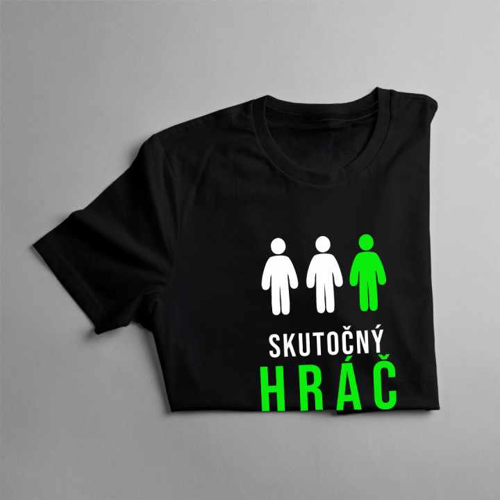 Skutočný hráč nikdy neumiera - Pánske  tričko s potlačou