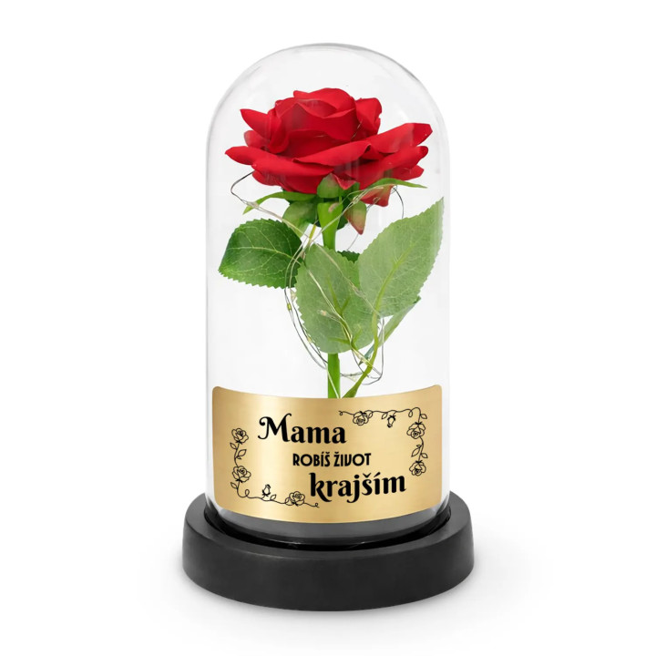 Mama, robíš život krajším - vonná sviečka ako darček