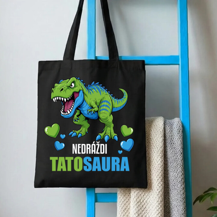 Nedráždi tatosaura - taška s potlačou