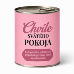 Chvíle svätého pokoja - Zabaľte to do plechovky a prekvapte ešte pred rozbalením!