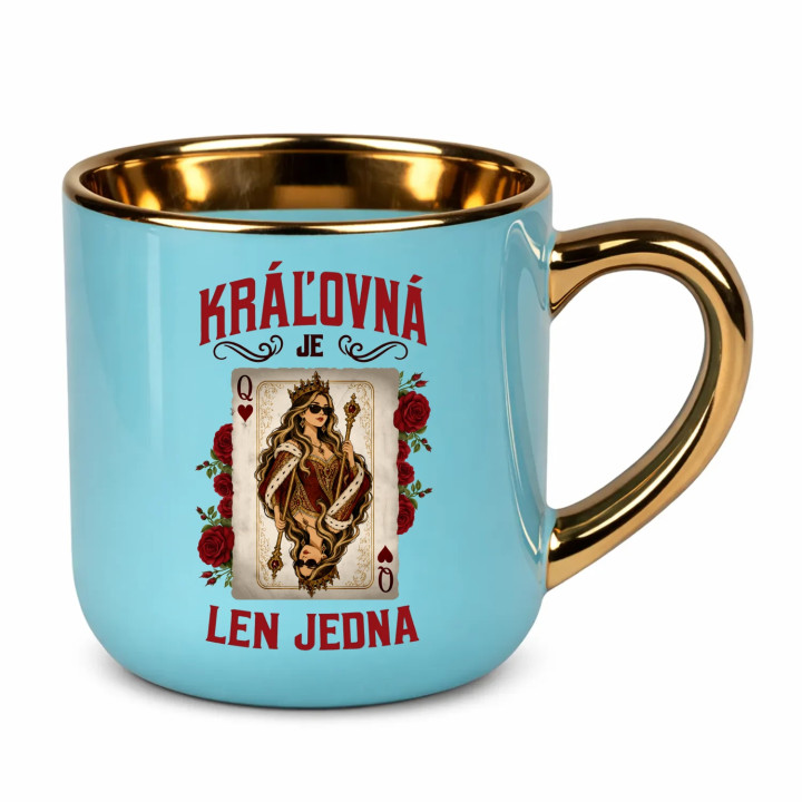 Kráľovná je len jedna – Elegantný hrnček na darček