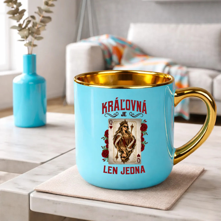Kráľovná je len jedna – Elegantný hrnček na darček