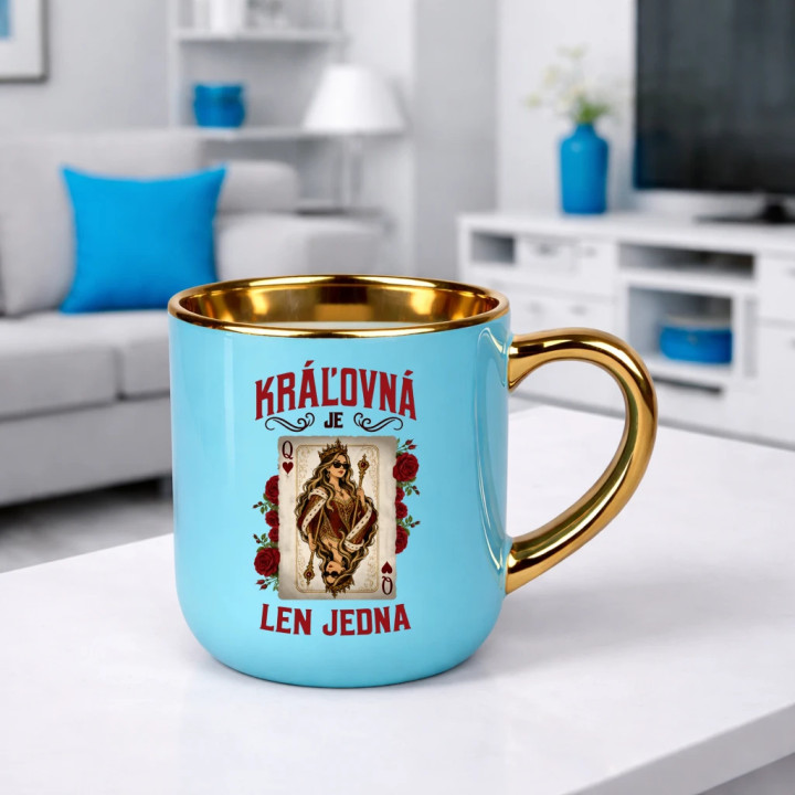 Kráľovná je len jedna – Elegantný hrnček na darček