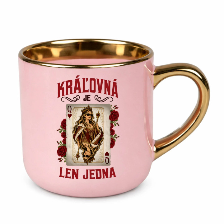 Kráľovná je len jedna – Elegantný hrnček na darček