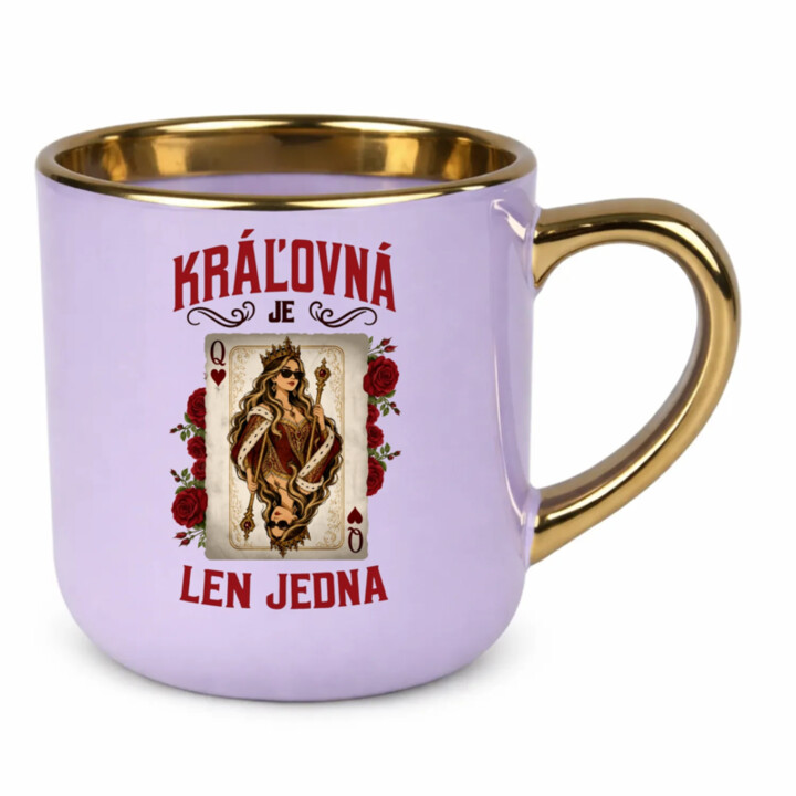 Kráľovná je len jedna – Elegantný hrnček na darček