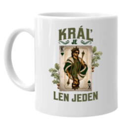 Kráľ je len jeden - keramický hrnček s potlačou