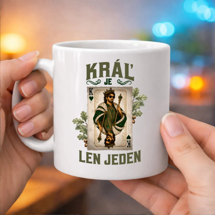 Kráľ je len jeden - keramický hrnček s potlačou