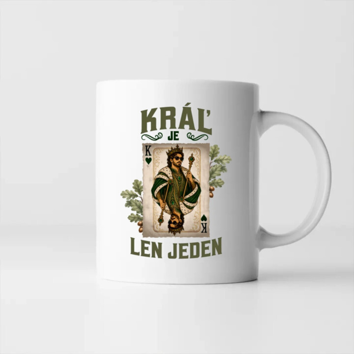 Kráľ je len jeden - keramický hrnček s potlačou