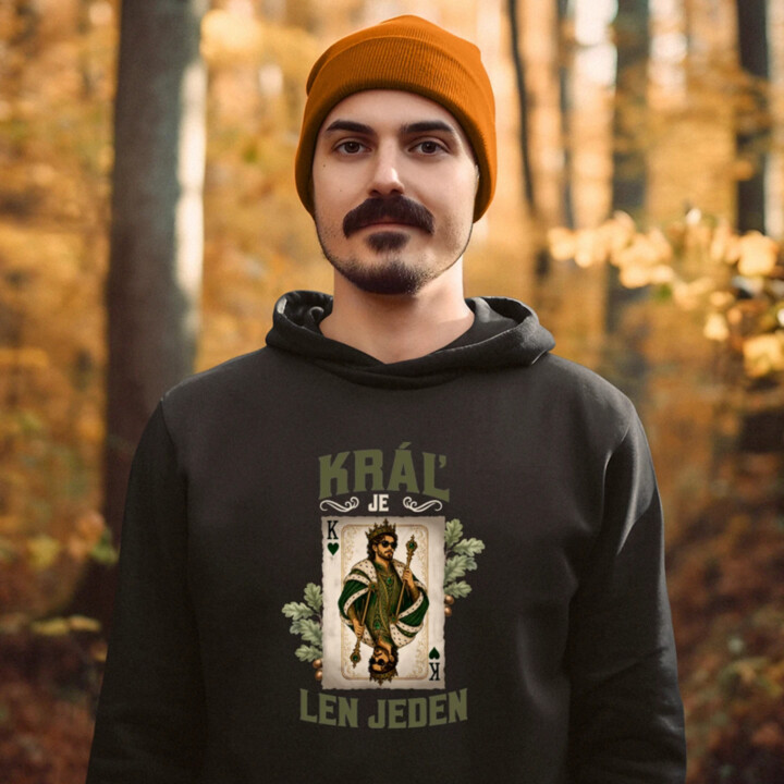 Kráľ je len jeden  - pánska mikina s potlačou