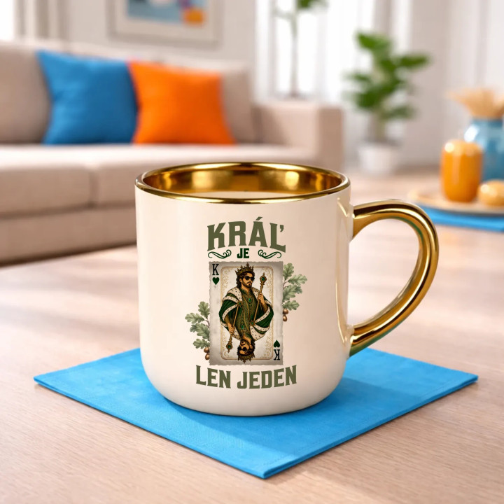Kráľ je len jeden – Elegantný hrnček na darček