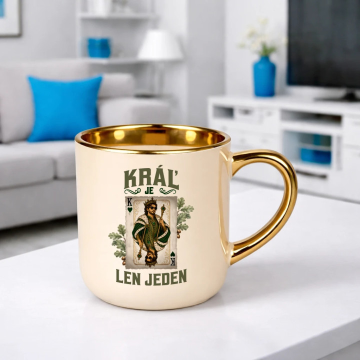 Kráľ je len jeden – Elegantný hrnček na darček