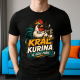 Kráľ kurína a otec roka - pánske tričko s potlačou