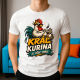 Kráľ kurína a otec roka - pánske tričko s potlačou