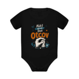 Náš prvý Deň otcov  - body s potlačou