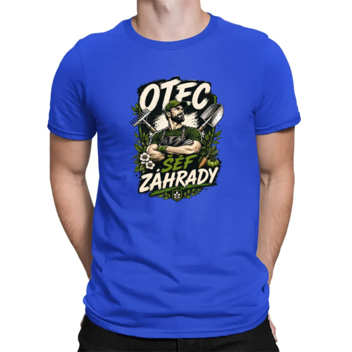 Otec šéf záhrady - pánske tričko s potlačou