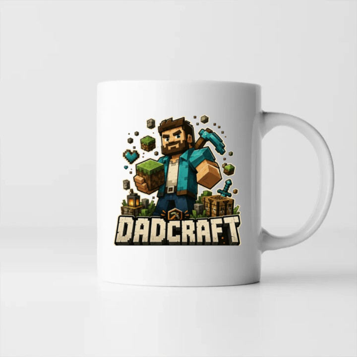 Dadcraft - keramický hrnček s potlačou