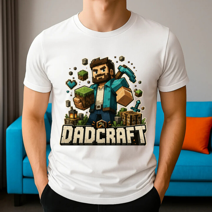Dadcraft - pánske tričko s potlačou