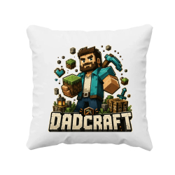 Dadcraft - vankúš s potlačou