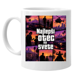 Najlepší otec na svete - keramický hrnček s potlačou