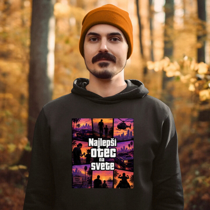 Najlepší otec na svete  - pánska mikina s potlačou