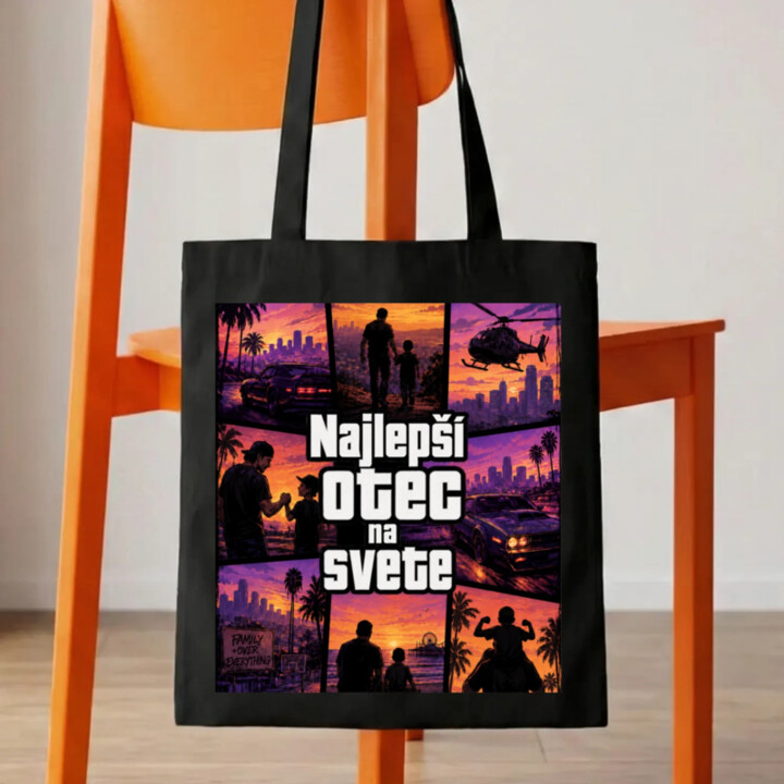 Najlepší otec na svete - taška s potlačou