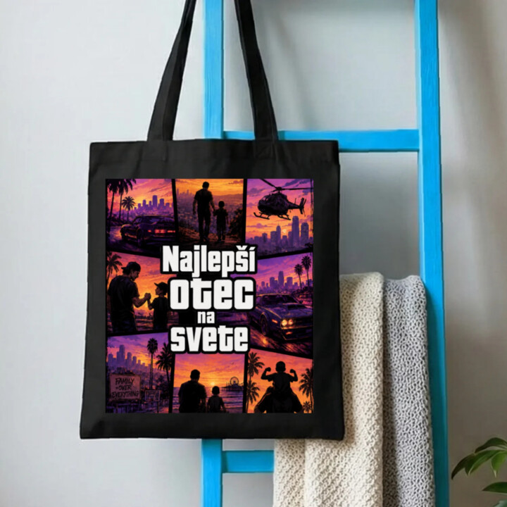 Najlepší otec na svete - taška s potlačou