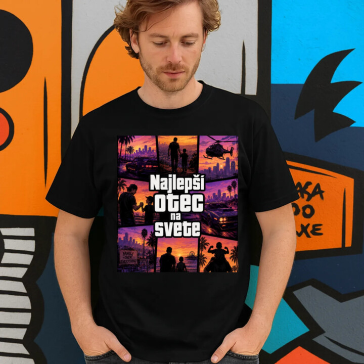 Najlepší otec na svete - pánske tričko s potlačou