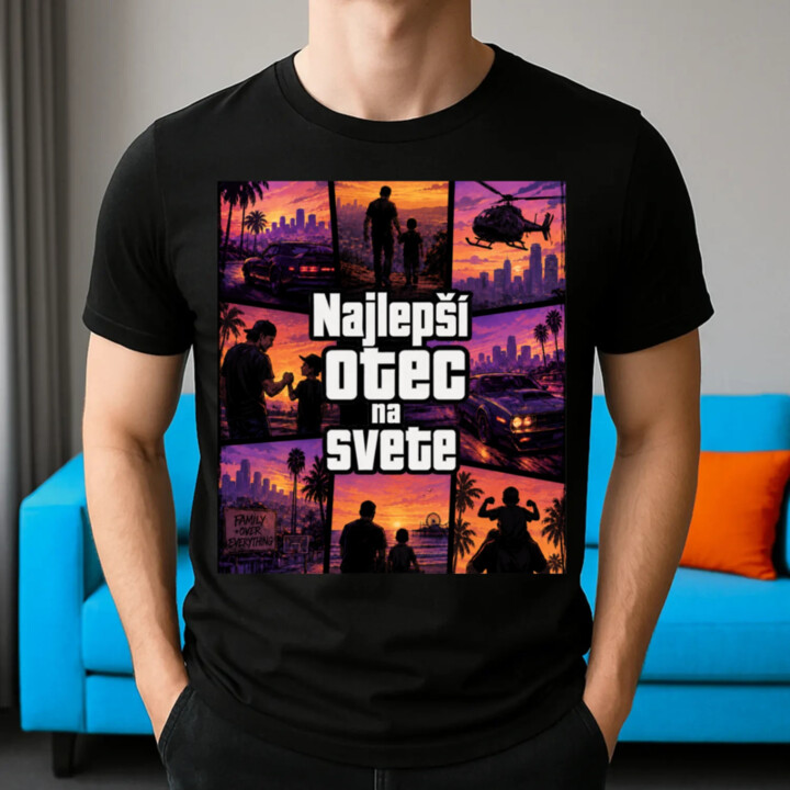 Najlepší otec na svete - pánske tričko s potlačou