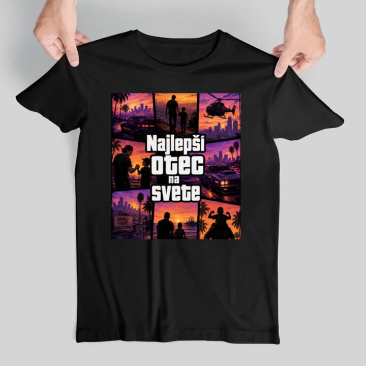 Najlepší otec na svete - pánske tričko s potlačou