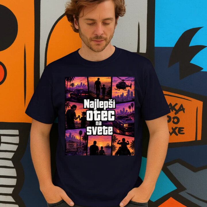 Najlepší otec na svete - pánske tričko s potlačou