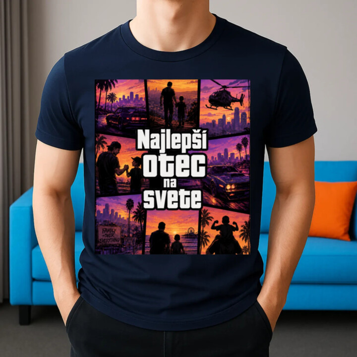 Najlepší otec na svete - pánske tričko s potlačou
