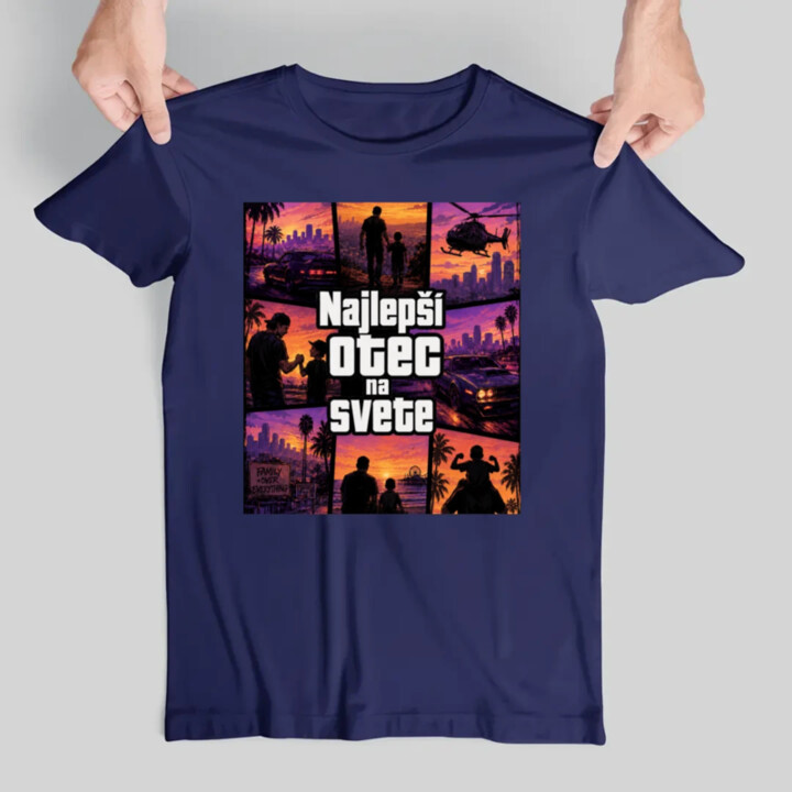Najlepší otec na svete - pánske tričko s potlačou