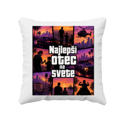 Najlepší otec na svete - vankúš s potlačou
