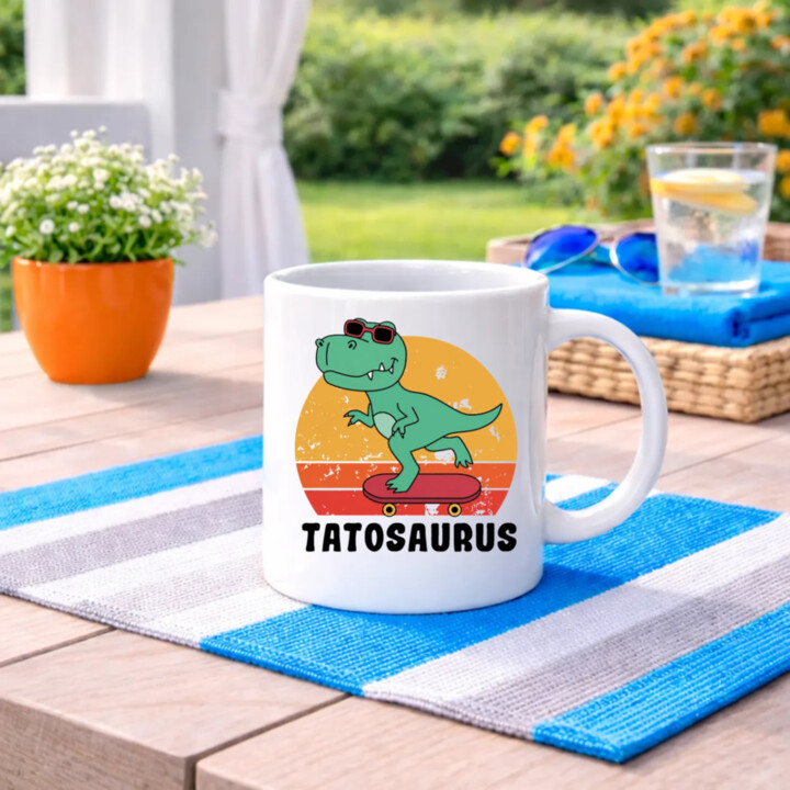 Tatosaurus - keramický hrnček s potlačou