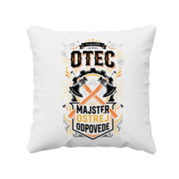 Najlepší Otec Majster Ostrou Odpovede - vankúš s potlačou