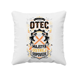 Najlepší Otec Majster Ostrou Odpovede - vankúš s potlačou