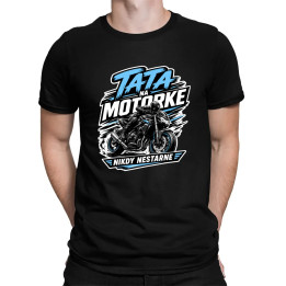 Tato na motorke nikdy nestarne - pánske tričko s potlačou