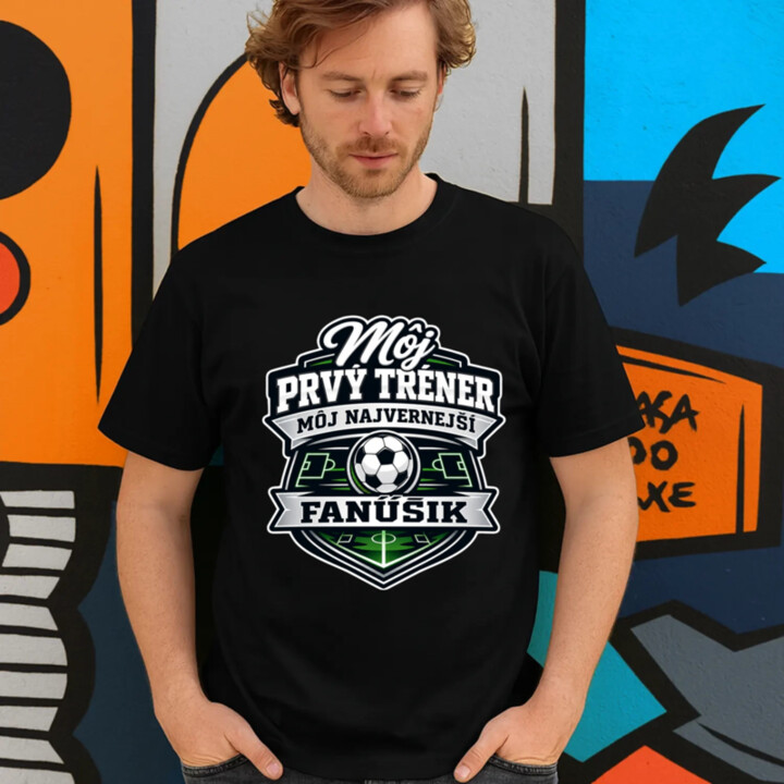 Môj prvý tréner, môj najvernejší fanúšik - pánske tričko s potlačou