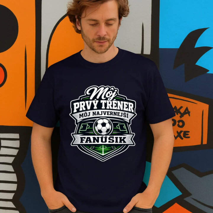 Môj prvý tréner, môj najvernejší fanúšik - pánske tričko s potlačou