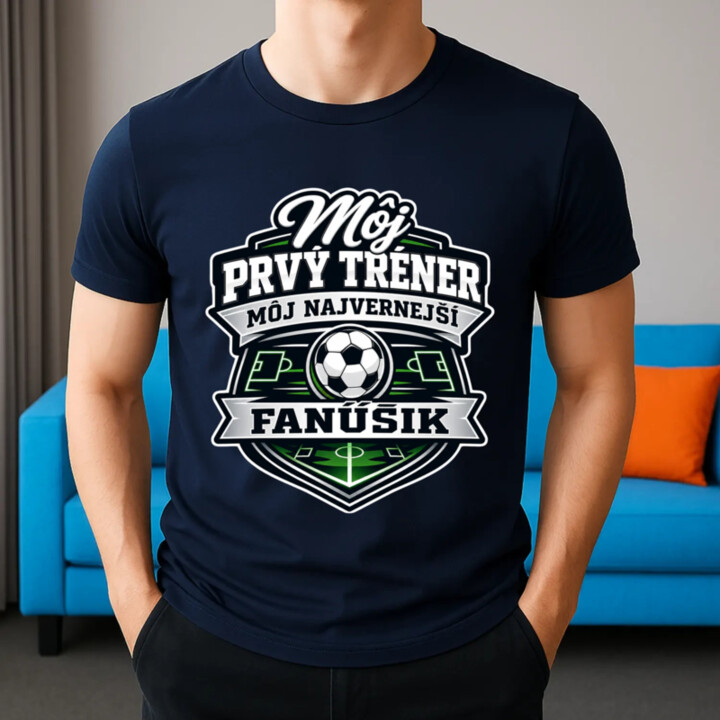 Môj prvý tréner, môj najvernejší fanúšik - pánske tričko s potlačou