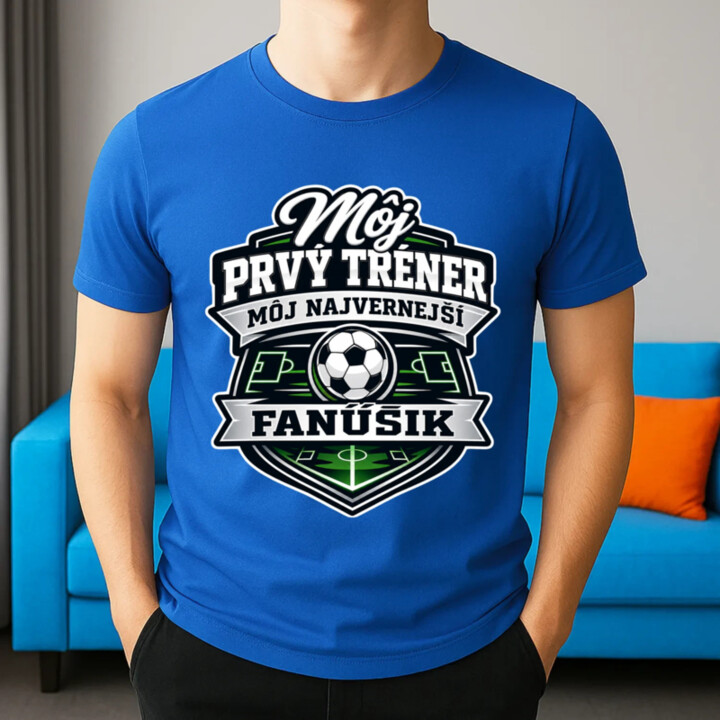 Môj prvý tréner, môj najvernejší fanúšik - pánske tričko s potlačou