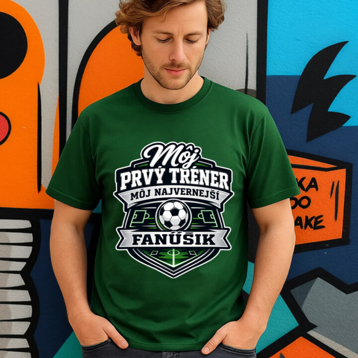 Môj prvý tréner, môj najvernejší fanúšik - pánske tričko s potlačou