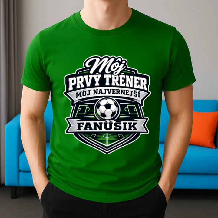 Môj prvý tréner, môj najvernejší fanúšik - pánske tričko s potlačou