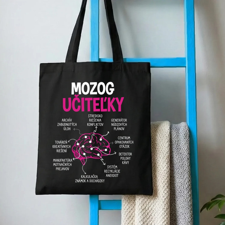 Mozog učiteľky - taška s potlačou