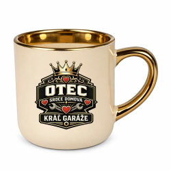 Otec - srdce domova, kráľ garáže – Elegantný hrnček na darček