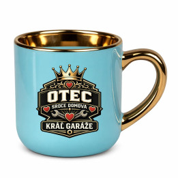 Otec - srdce domova, kráľ garáže – Elegantný hrnček na darček