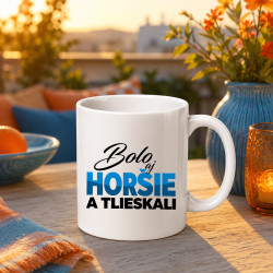 Bolo aj horšie a tlieskali - keramický hrnček s potlačou