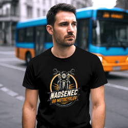 Nadšenec do motocyklov - pánske tričko s potlačou