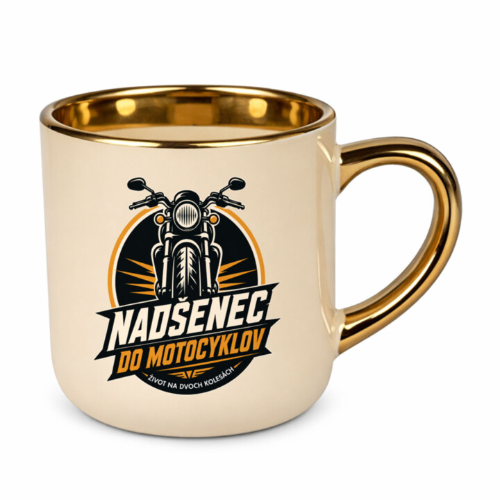 Nadšenec do motocyklov – Elegantný hrnček na darček