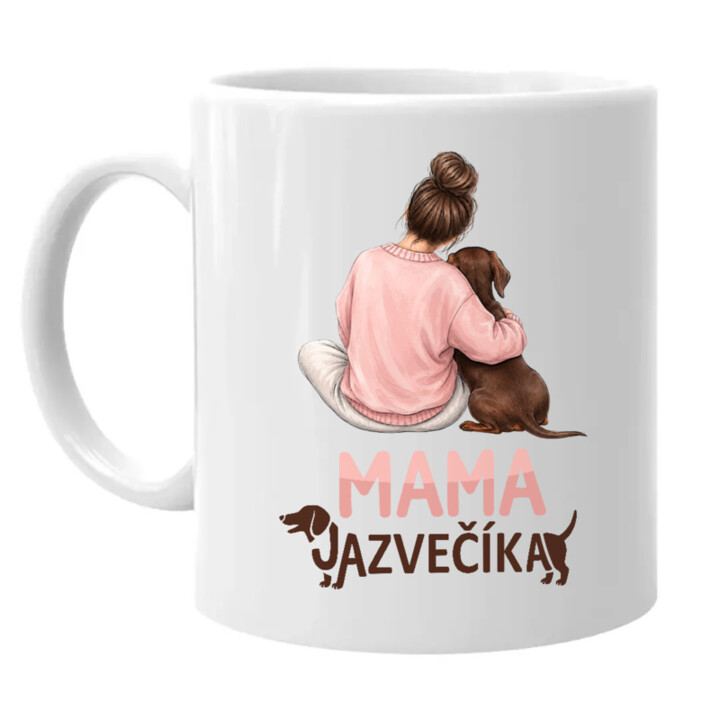 Hrnček Mama jazvečíka - pre milovníčky jazvečíkov